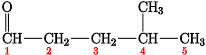 4-Metil-1-oxopentán.svg